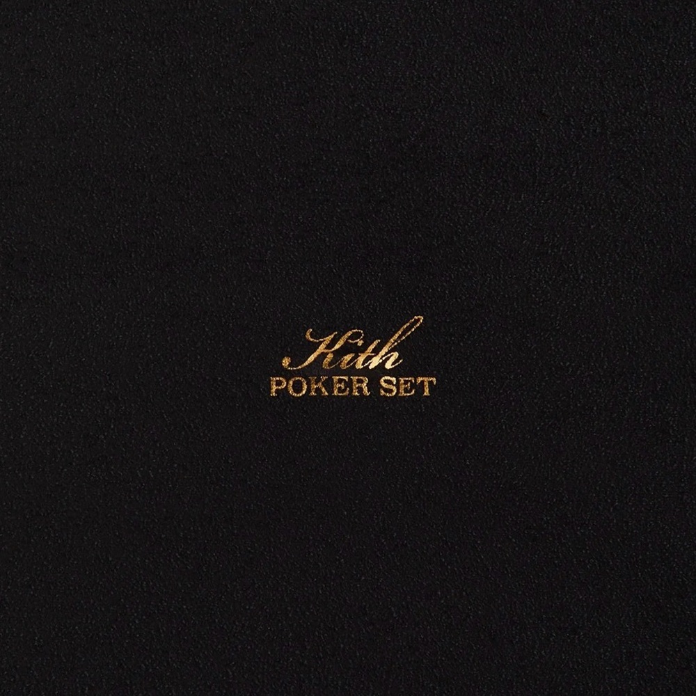 Luxury Kith Kithmas Monogram Debossed Suede Poker Set! ***NEW*** - Picture 8 of 12
